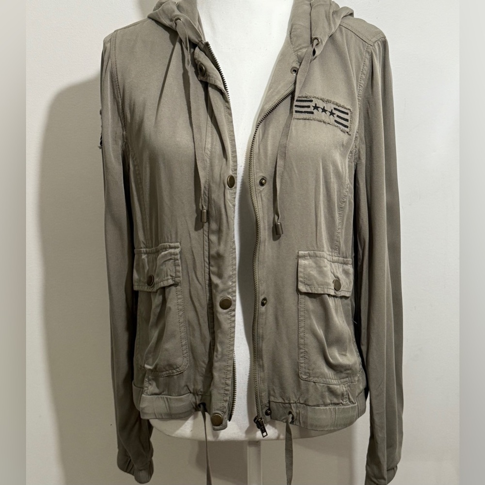 Maurices Military Utility Hooded Jacket – Women’s Medium
